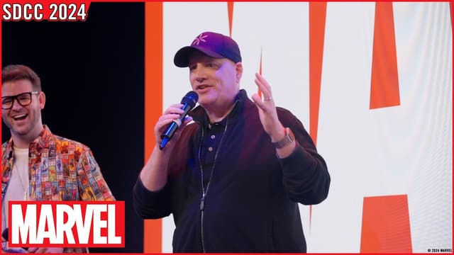Interviews with Kevin Feige, Brad Winderbaum, and more at the SDCC 2024 Marvel Booth!